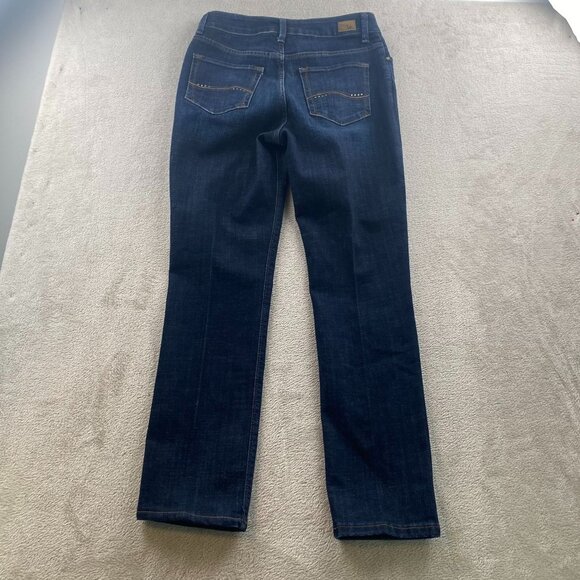 Lee Women Jeans Size 6 Short Regular Fit Straight Leg Mid Rise Blue Denim Casual - Picture 16 of 16